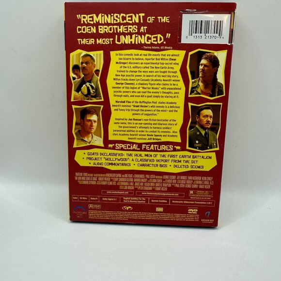 The Men Who Stare At Goats DVD 2009 R George Clooney Jeff Bridges Comedy - Picture 3 of 5
